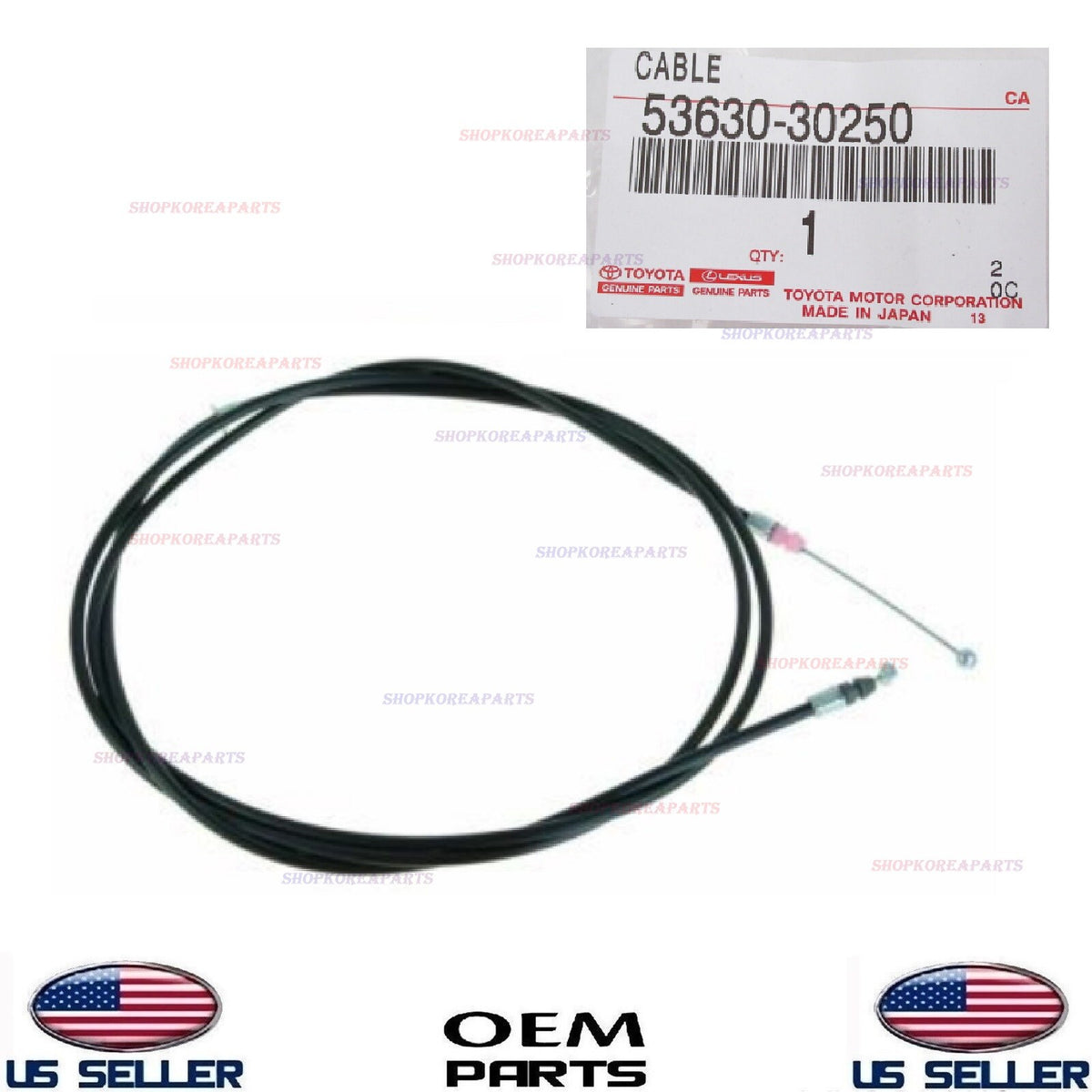 GENUINE Hood Latch Release Cable ⭐OEM⭐ Lexus GS300 GS400 GS430 1998-2005