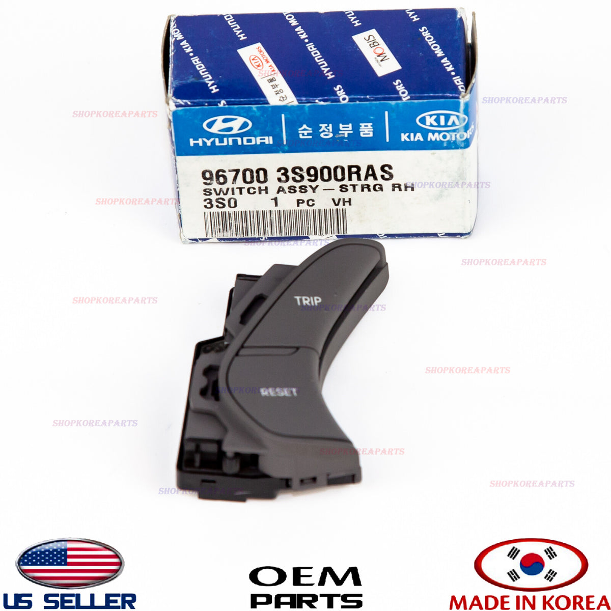 SWITCH ASSY STRG RIGHT GENUINE!!! FOR HYUNDAI SONATA 2011-2014 967003S900RAS