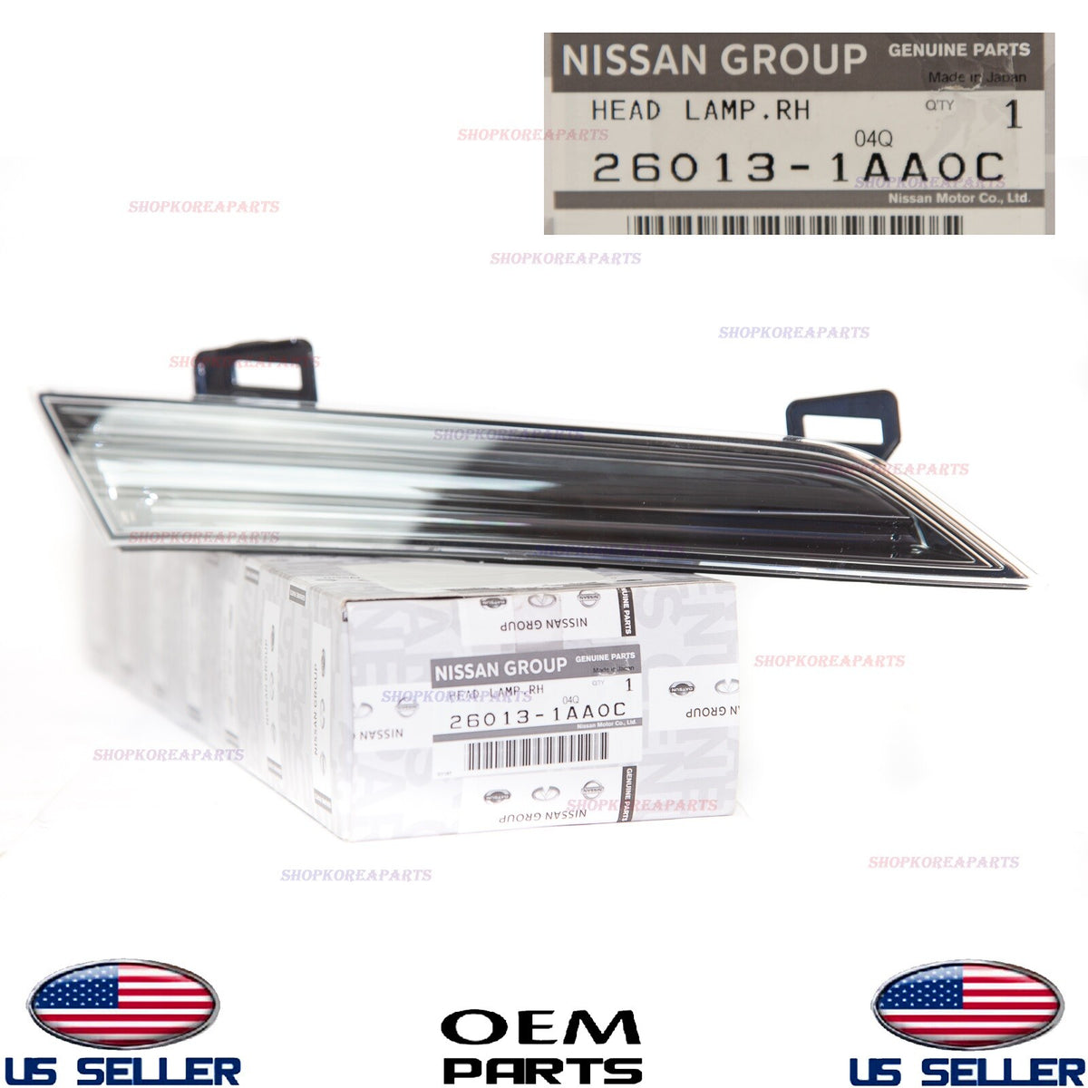 GENUINE Headlight Reflector Panel Front Right Passenger Side ⭐OEM⭐ MURANO 11-14