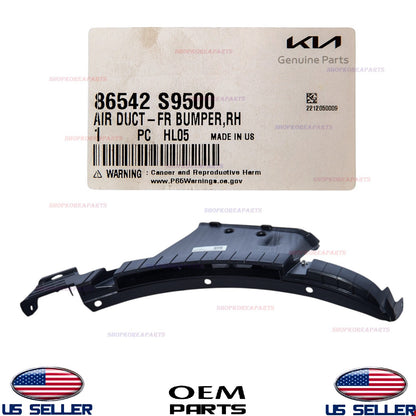GENUINE OEM Air Curtain Duct Assy Right Passenger Side 2023–2025 Telluride