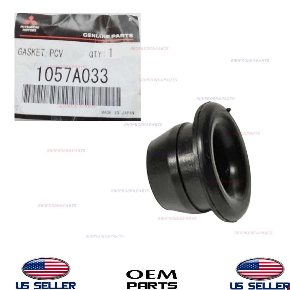 GENUINE OEM PCV Valve Grommet 1992-2004 Mitsubishi *See List 1057A033