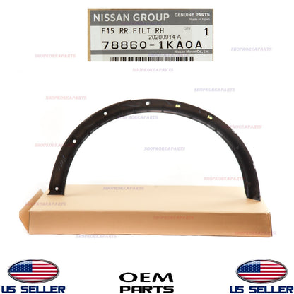GENUINE Rear Fender Wheel Garnish Molding Passenger Side OEM NISSAN JUKE 2011-17