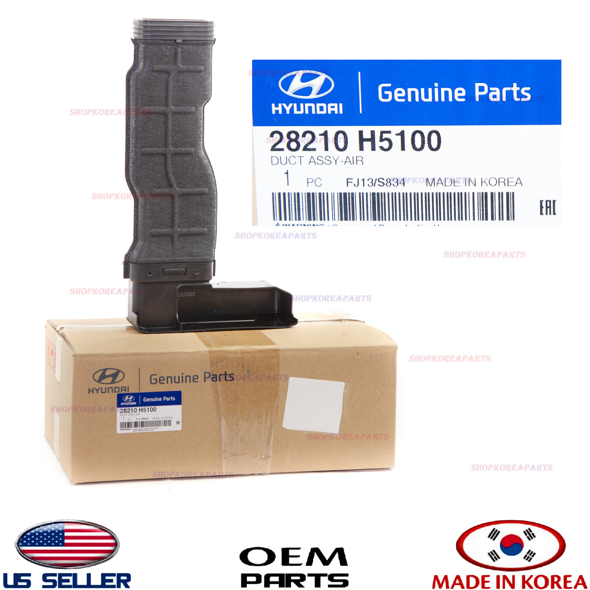 GENUINE Air Cleaner Intake Duct Tube ⭐OEM⭐ HYUNDAI ACCENT KIA RIO 2018-2022