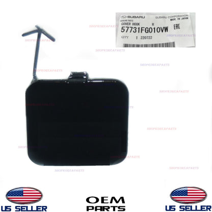 GENUINE Rear Bumper Tow Eye Hook Cap Cover BLACK ⭐OEM⭐ Subaru *See Compatibility
