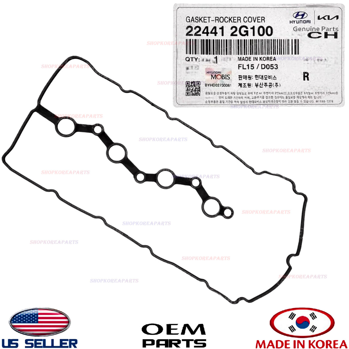 ✅GENUINE✅ Engine Valve Cover Gasket ⭐OEM⭐ HYUNDAI KIA 2.0 2.4 *See compatibility