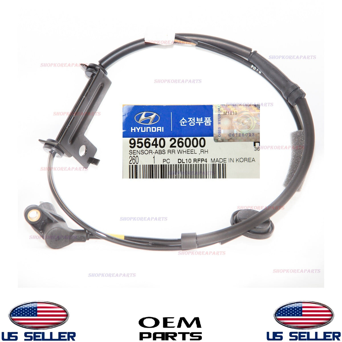 GENUINE ABS Wheel Speed Sensor Rear RIGHT Passenger Side OEM SANTA FE 2WD 01-06