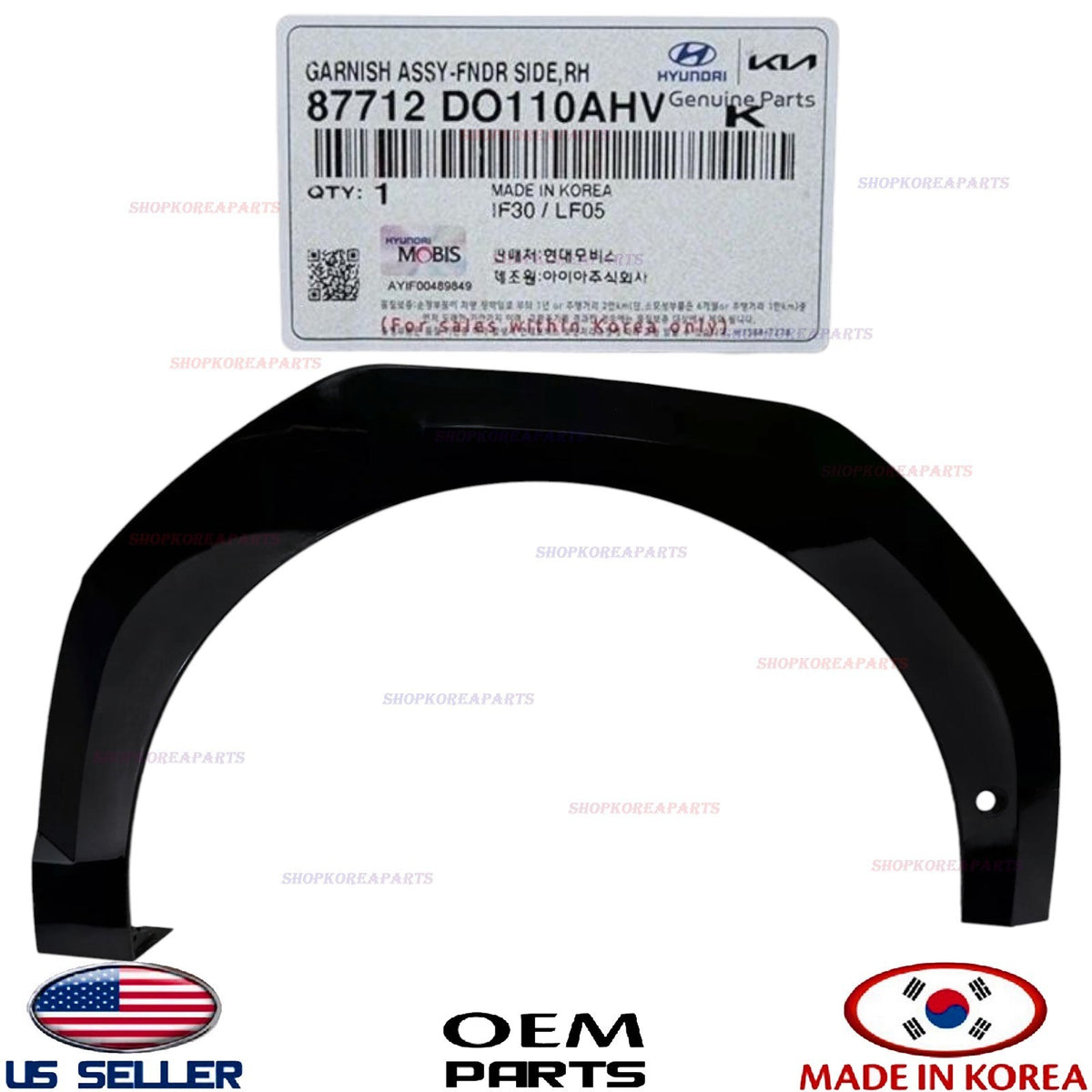 GENUINE Front Fender Wheel Molding RIGHT Passeng PAINTED ⭐OEM⭐ Kia EV9 2024-2026