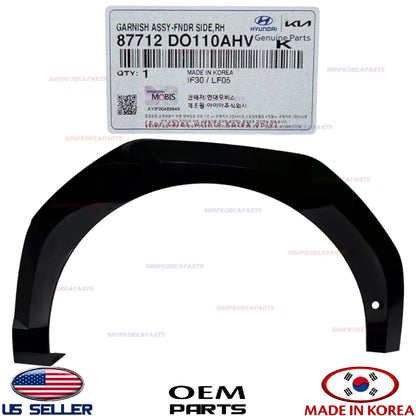 GENUINE Front Fender Wheel Molding RIGHT Passeng PAINTED ⭐OEM⭐ Kia EV9 2024-2026