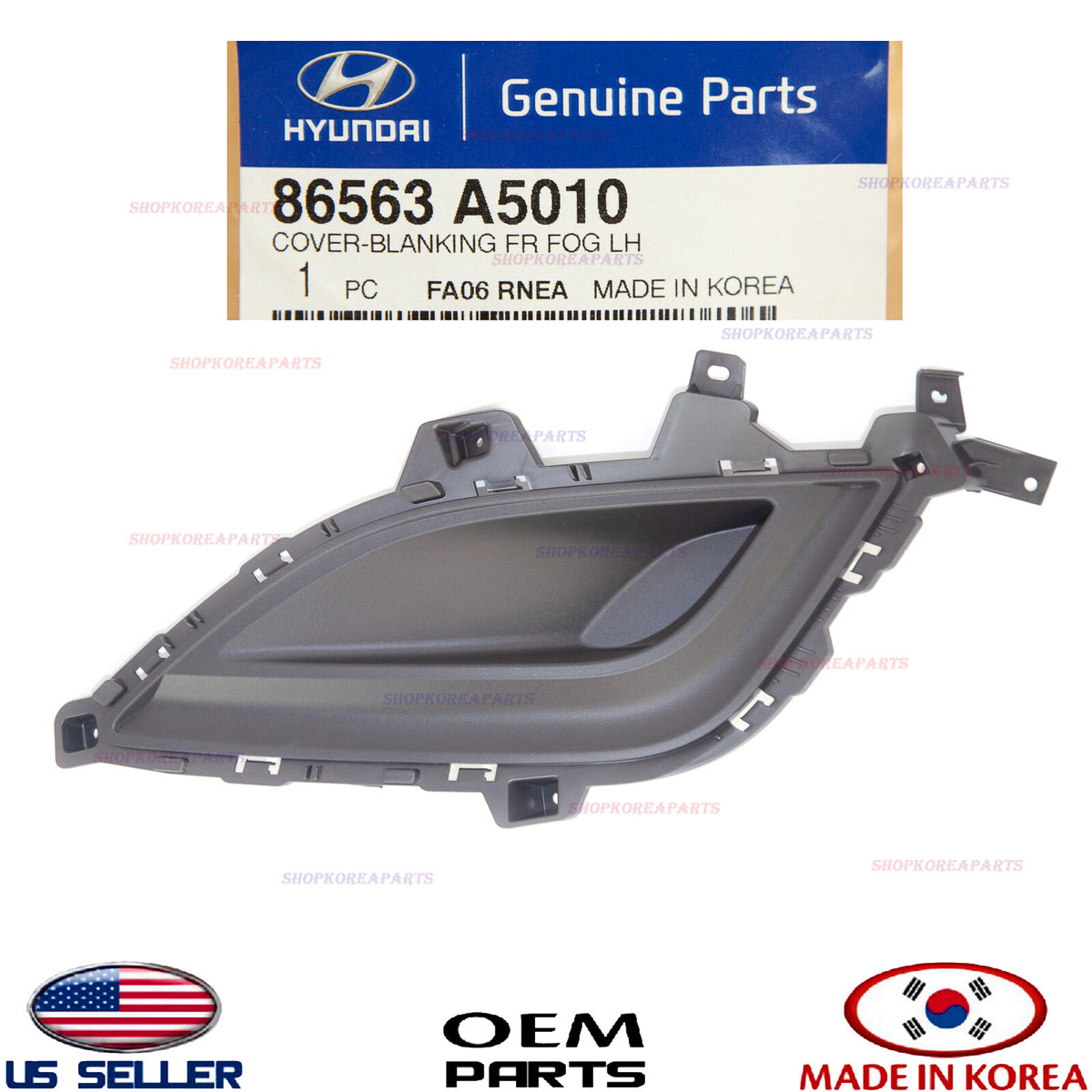 GENUINE Front Bumper Fog Lamp Cap Cover LEFT Driver Side OEM Elantra GT 2013-17