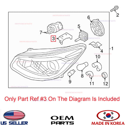 GENUINE Headlamp Bracket Mounting Inner LEFT Driver Side OEM Kia Soul 2014-2019