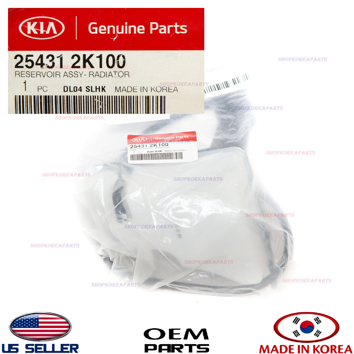 GENUINE Engine Coolant Reservoir Tank without Cap ⭐OEM⭐ KIA SOUL 2.0L 2010-2011