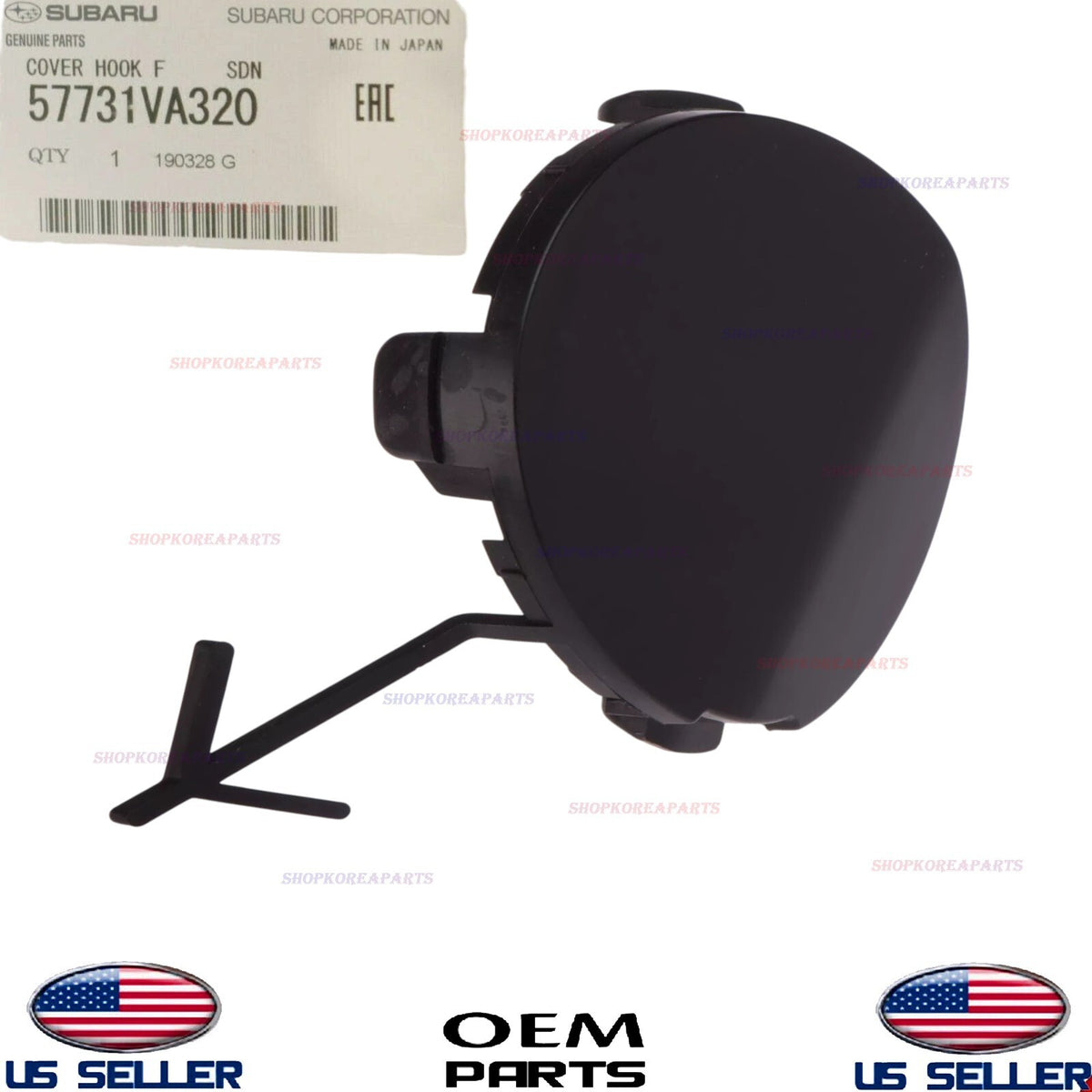GENUINE OEM Front Bumper Cover Tow Eye Hole Cap 2018-2021 WRX & WRX STI