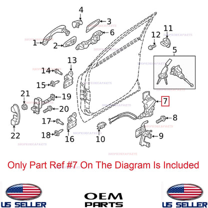 GENUINE Front Door Lock Latch Right Passenger Side ⭐OEM⭐ Telluride 2020-2025
