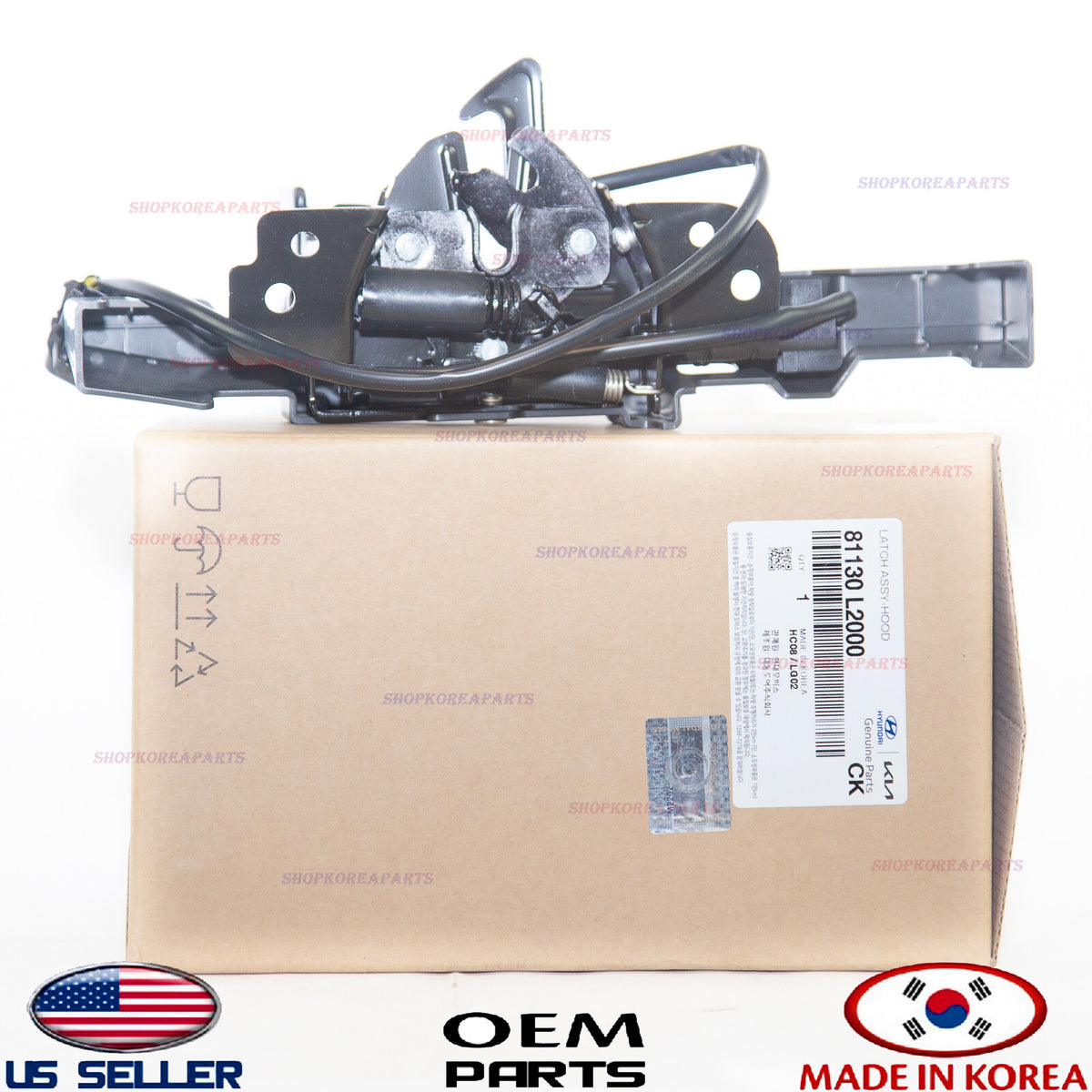 GENUINE Hood Lock Latch Assy ⭐OEM⭐ KIA K5 2021-2026 81130L2000