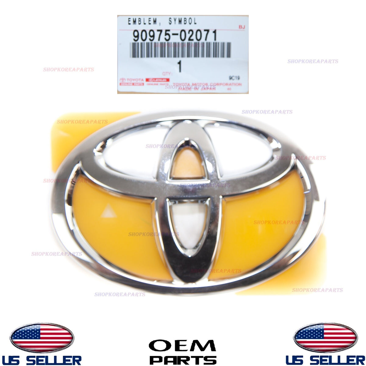 GENUINE Trunk Lid Emblem Logo Symbol ⭐OEM⭐ TOYOTA *See compatibility 90975-02071