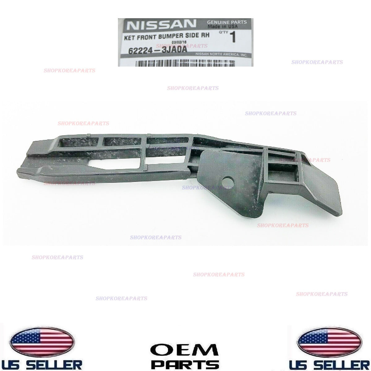 GENUINE Front Bumper Bracket Retainer RIGHT ⭐OEM⭐ Infiniti JX35 QX60 2014-2020