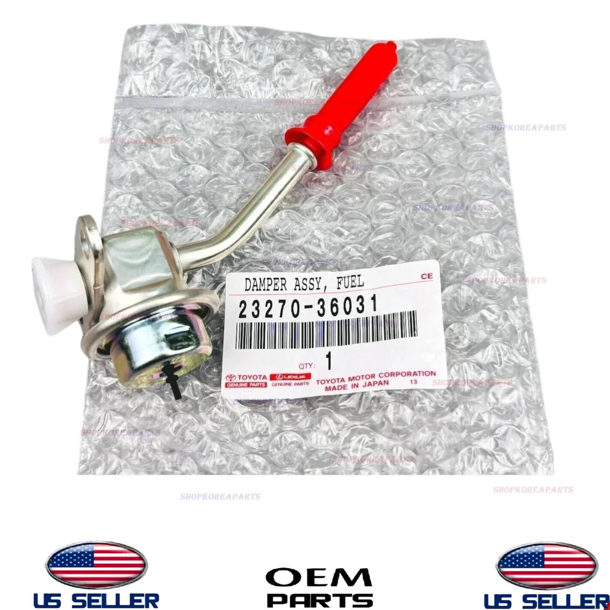 GENUINE Fuel Pressure Pulsation Damper 2009-2019 Toyota 23270-36031