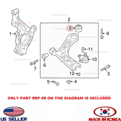 Front Control Arm REAR Bushing for HYUNDAI SONATA 2015-2017 KIA OPTIMA 2016-2020