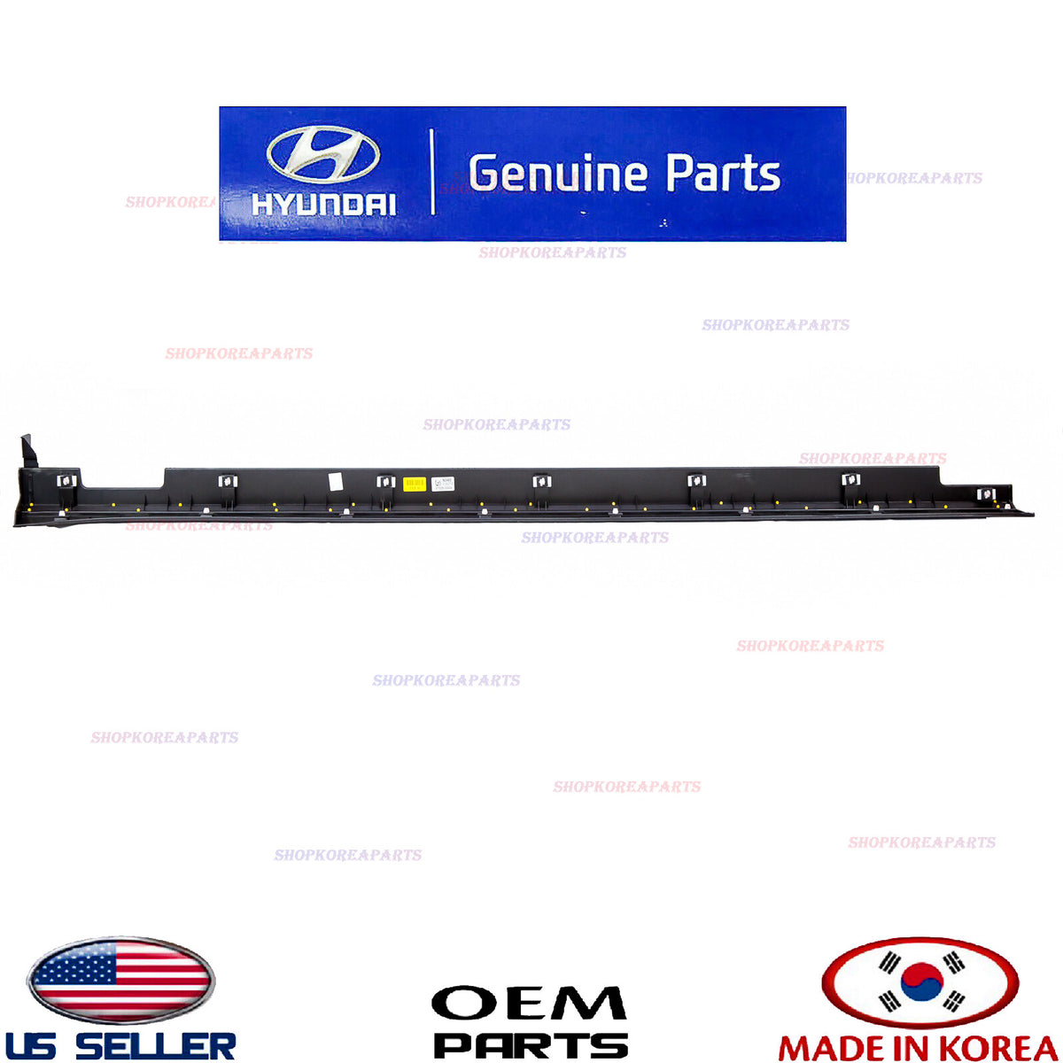 GENUINE Rocker Molding Sill RIGHT Passenger Side OEM Hyundai Santa Fe 2019-2023