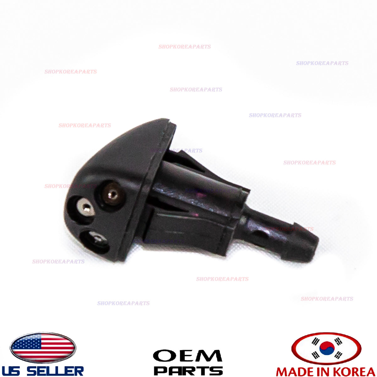 WINDSHIELD WIPER NOZZLE LEFT DRIVER SIDE GENUINE SANTA FE 2007-2012 986302B000