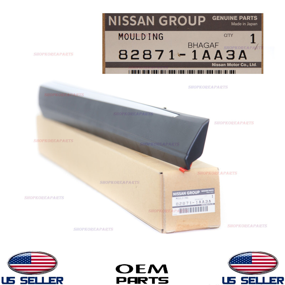 GENUINE Rear Door Moulding Lower LEFT Driver Side ⭐OEM⭐ NISSAN MURANO 2009-2014
