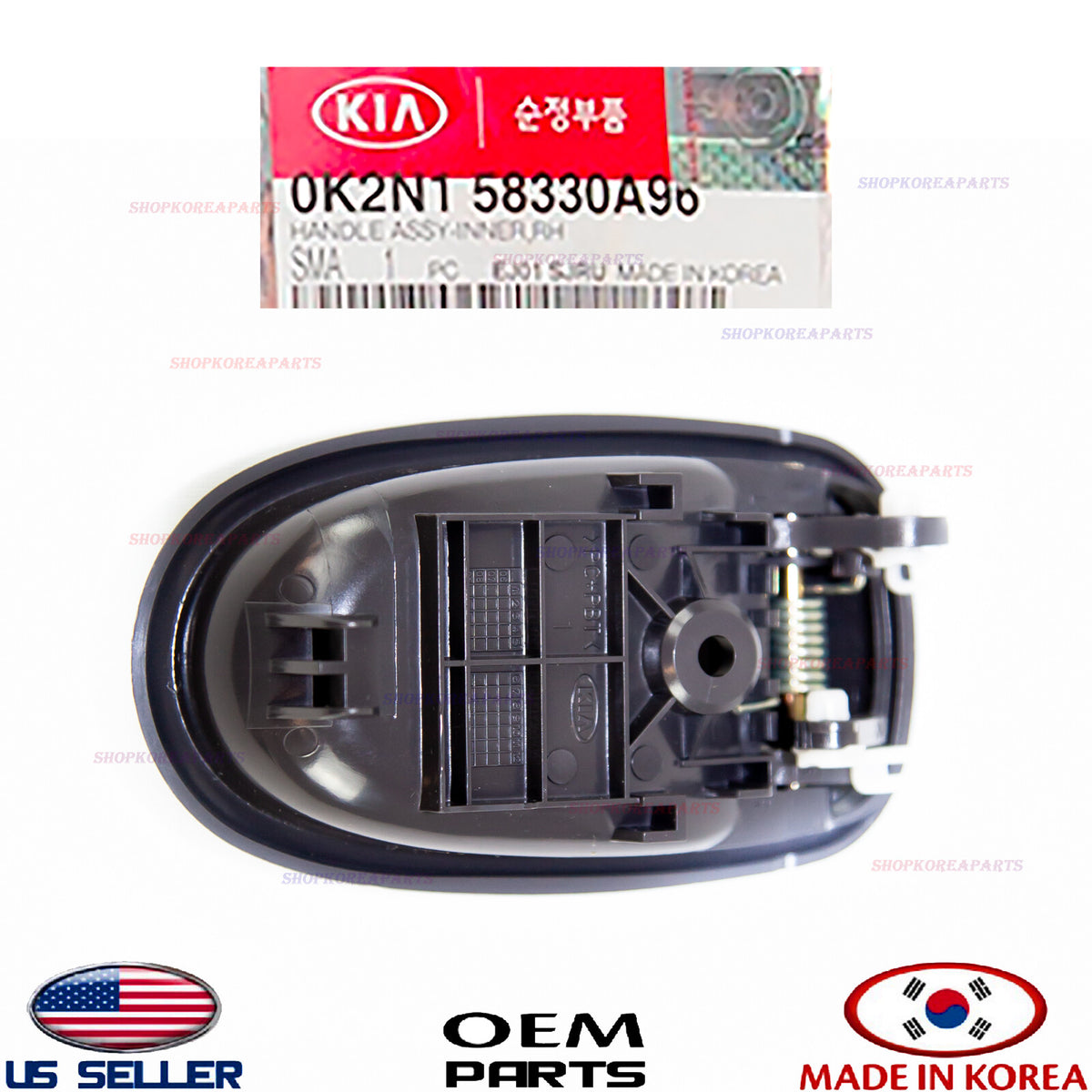 DOOR HANDLE INSIDE RIGHT front rear PASSENGER SIDE ⭐OEM⭐ KIA SPECTRA 2001-2003