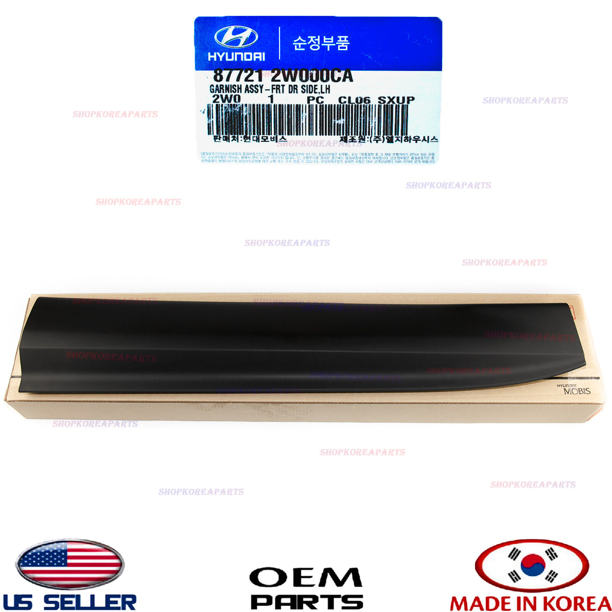 GENUINE Front Door Lower Molding Left Driver Side OEM Hyundai Santa Fe 2013-2018