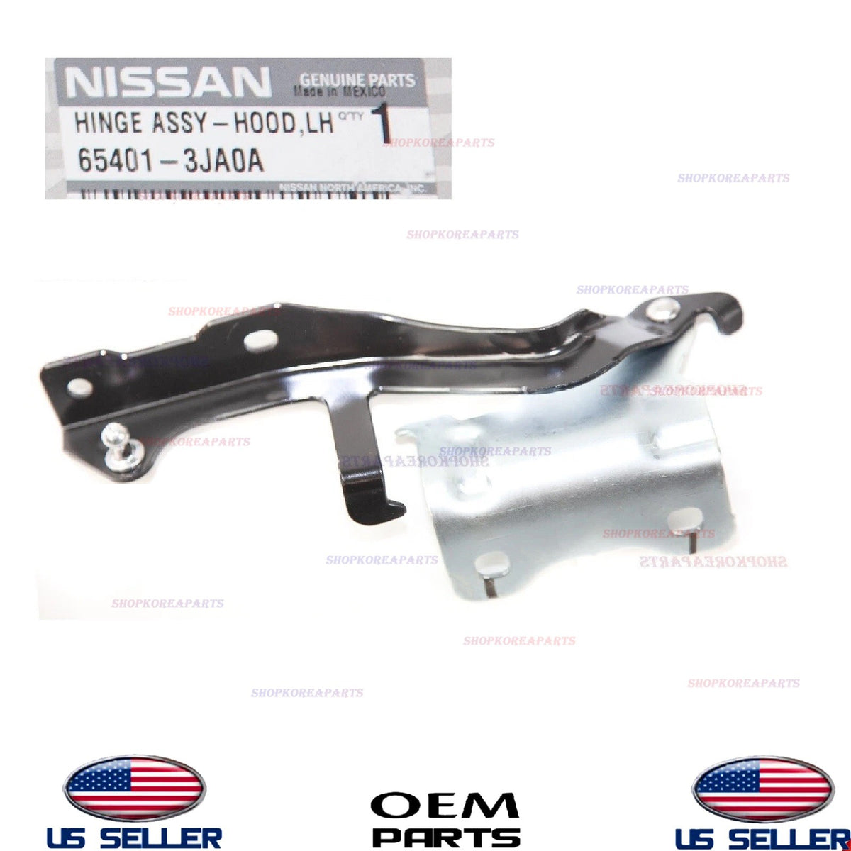 1pcs GENUINE Hood Hinge LEFT Driver Side INFINITI JX35 QX60 2013-2020