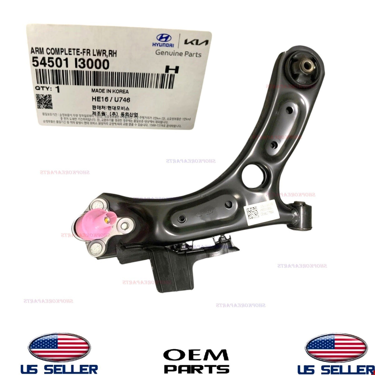 GENUINE Front Lower Control Arm RIGHT Passenger Side 2022-2023 Hyundai Kona N