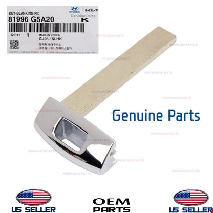 GENUINE OEM Key Blank Uncut Insert Key Blade 2017-2019 Kia Niro 81996-G5A20