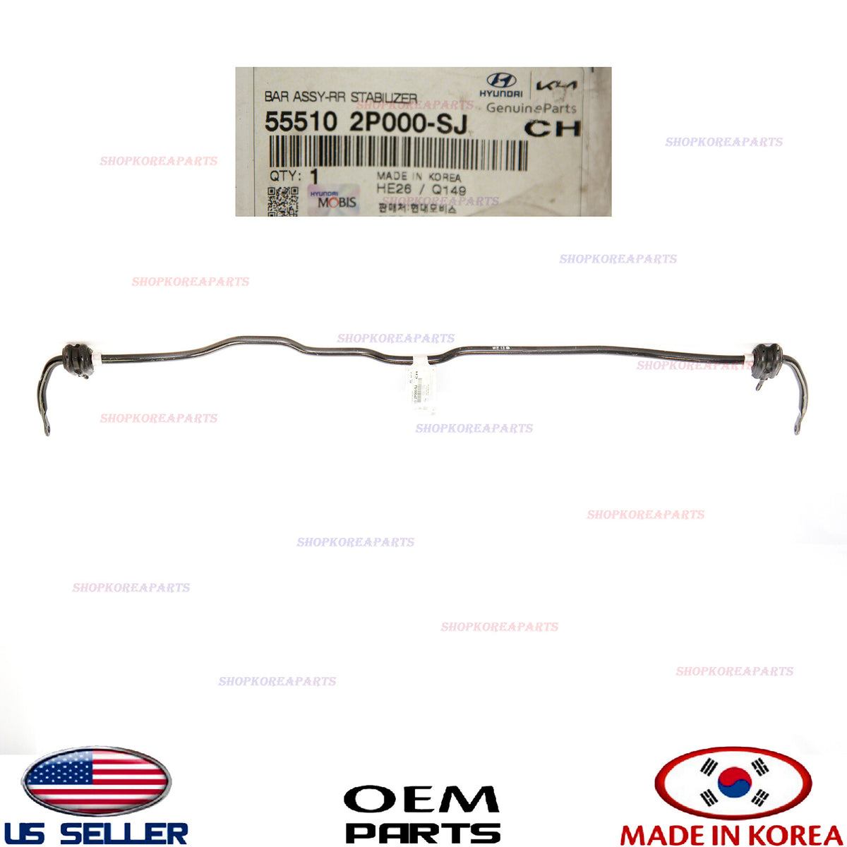 GENUINE Rear Suspension Stabilizer Sway Bar ⭐OEM⭐ Santa Fe 10-12 Sorento 11-13