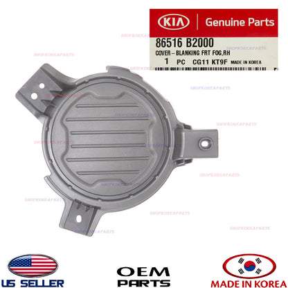 GENUINE Front Bumper Fog Lamp Cap Cover RIGHT Passenger Side OEM KIA SOUL 14-16
