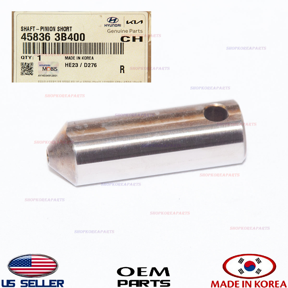 GENUINE Differential Short Shaft ⭐OEM⭐ Hyundai Kia 45836-3B400