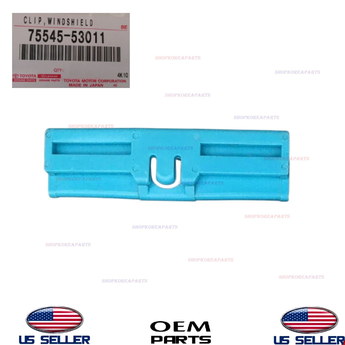 GENUINE Windshield Outside Molding Clip 2006-2023 Lexus GX460 IS F IS250 IS350