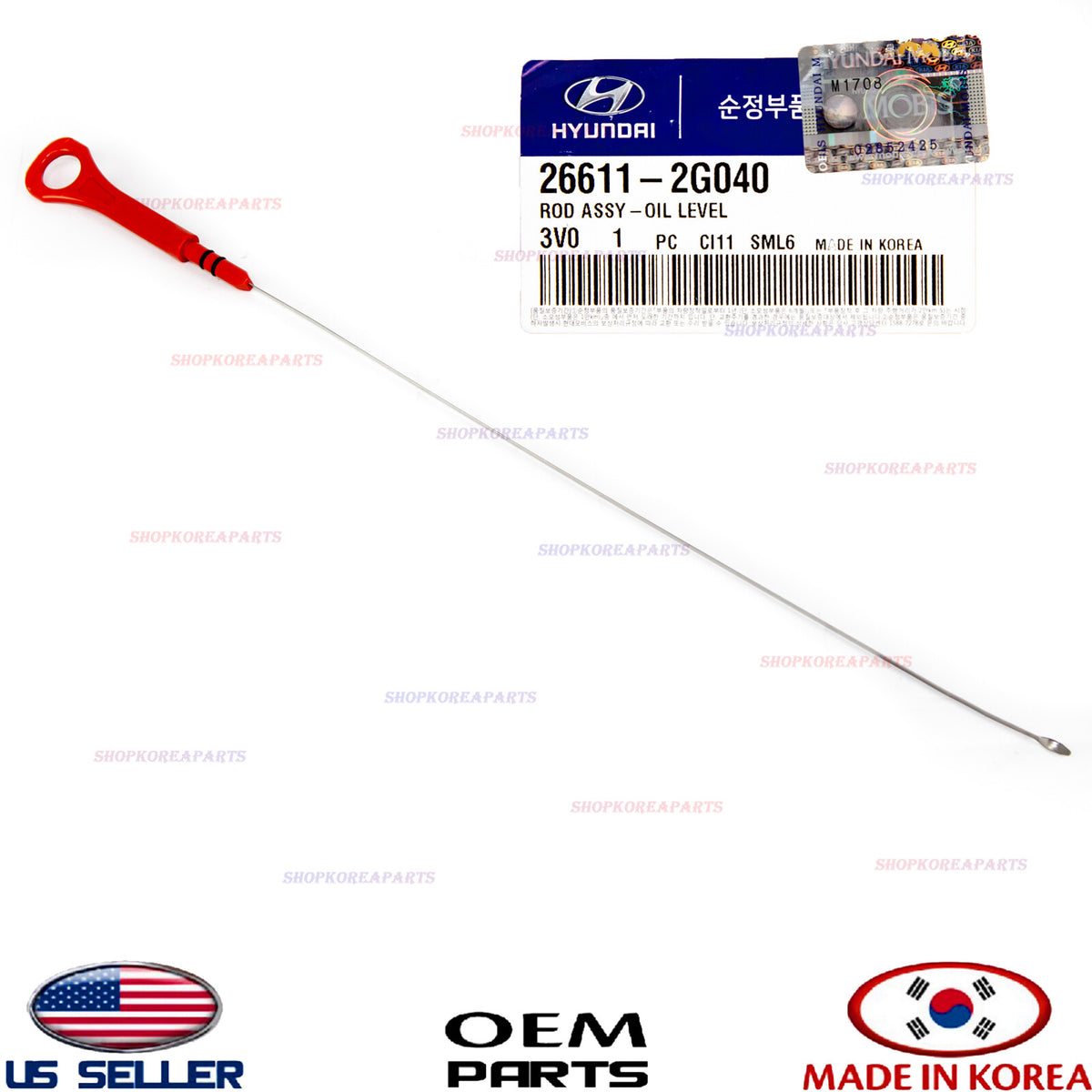 GENUINE OEM Engine Oil Level Dipstick 2014–2020 Hyundai Kia 26611-2G040