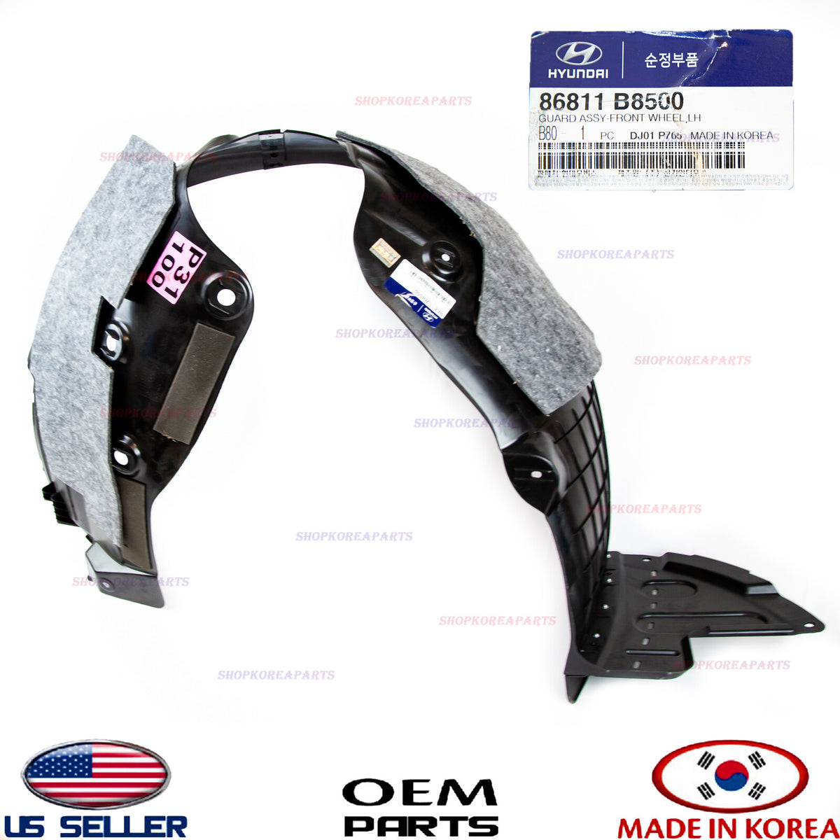 GENUINE Fender Liner Front LEFT Driver Side ⭐OEM⭐ SANTA FE 6-7 seat 2017-2019