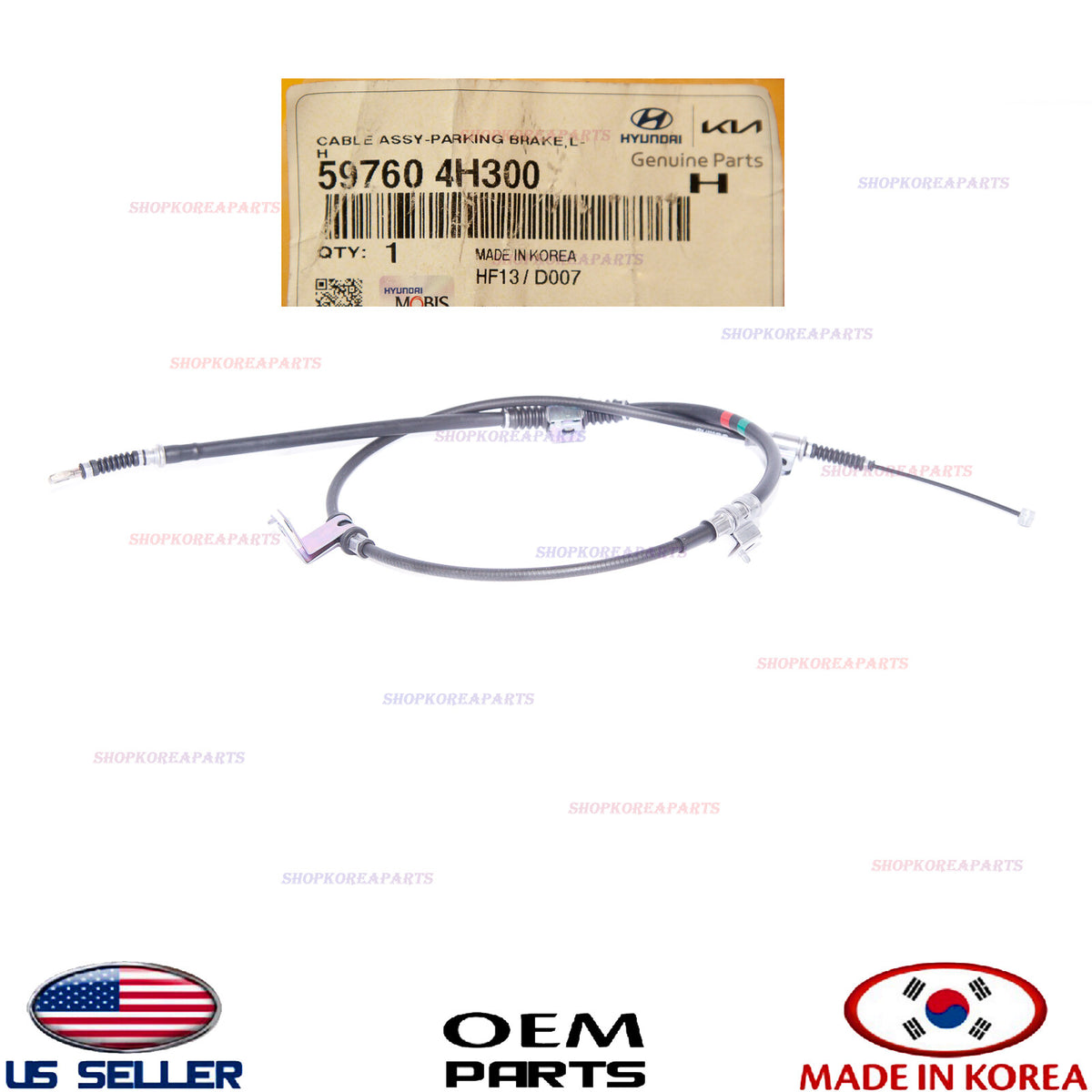GENUINE Parking Brake Cable LEFT Driver Side ⭐OEM⭐ Hyundai H1 Starex 59760-4H300
