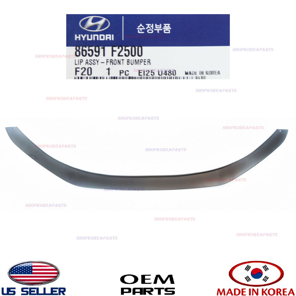 GENUINE Front Bumper Lower Spoiler Chin Lip ⭐OEM⭐ ELANTRA SPORT Sedan 2017-2018