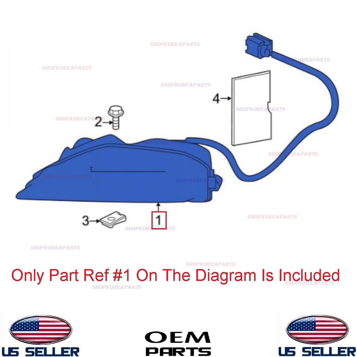 GENUINE Lamp Turn Signal Front Left Driver Side ⭐OEM⭐ INFINITI QX80 2015-2017