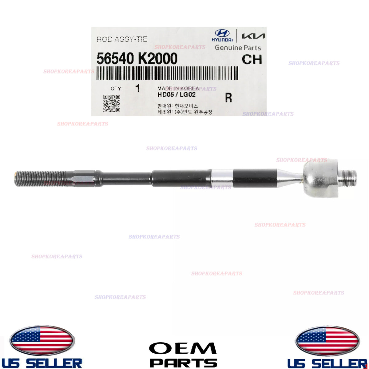 GENUINE Ball Joint Inner Tie Rod Steering Gear OEM 2020-2025 Hyundai Venue
