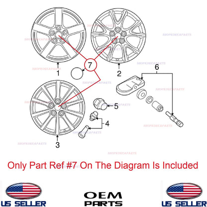GENUINE Wheel Center Hub Cap Ornament Silver ⭐OEM⭐ Mazda *See Compatibility
