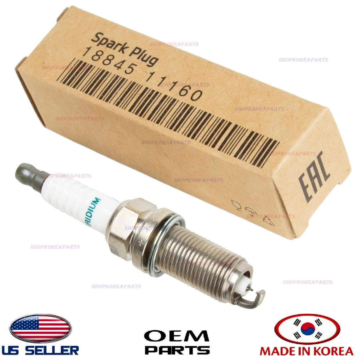 GENUINE OEM Spark Plug 1pcs 18845-11160 Hyundai Kia Various Models