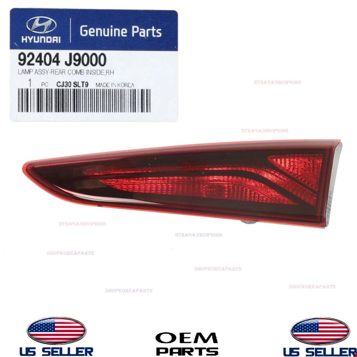 GENUINE Rear Inner Tail Lamp RIGHT Passenger Side 2018-2021 Hyundai Kona