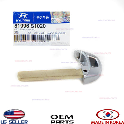 GENUINE Blank Uncut Emergency Key For Smart Keyless Remote OEM SANTA FE PALISADE