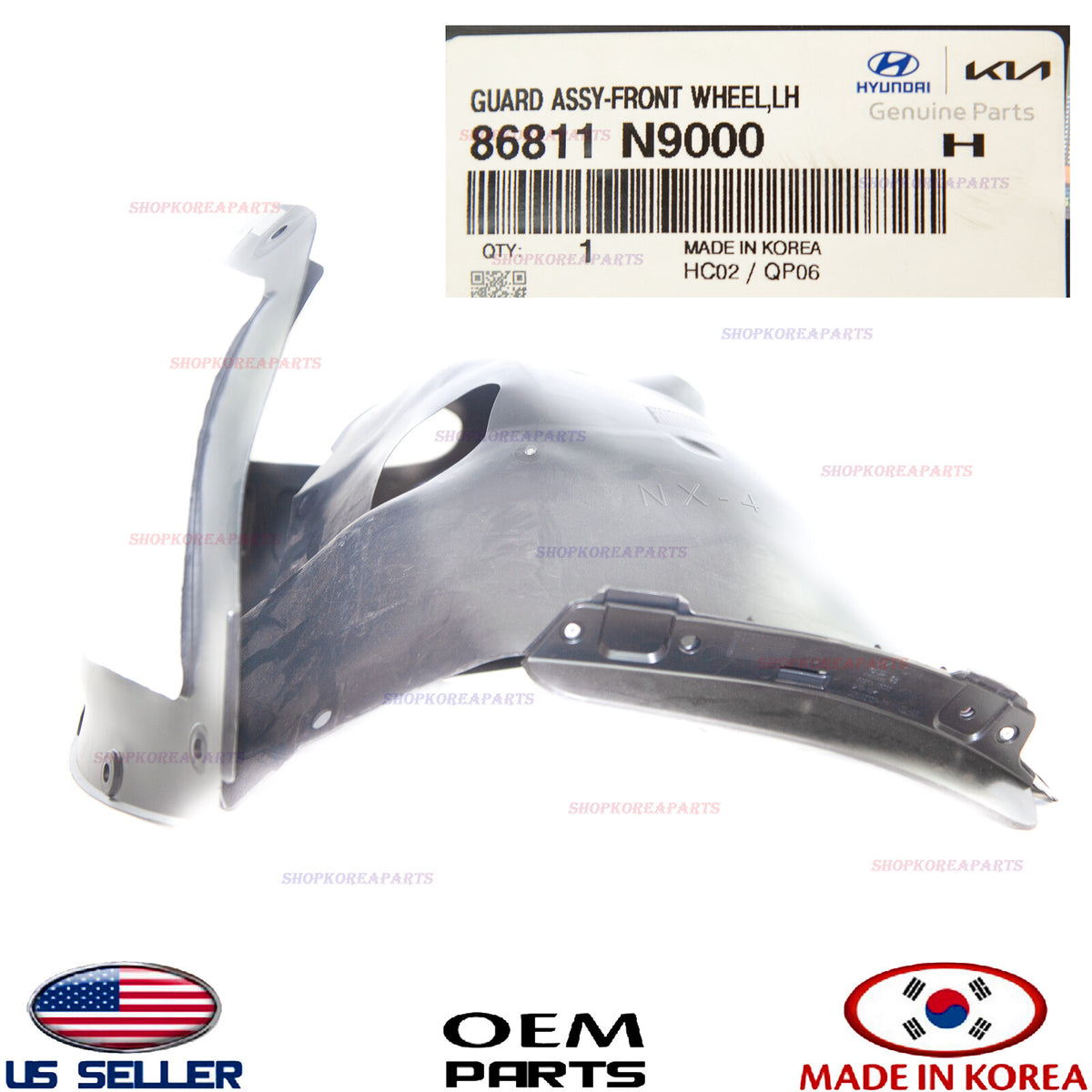 ✅GENUINE✅ Fender Liner Front LEFT Driver Side ⭐OEM⭐ Hyundai Tucson 2022-2024