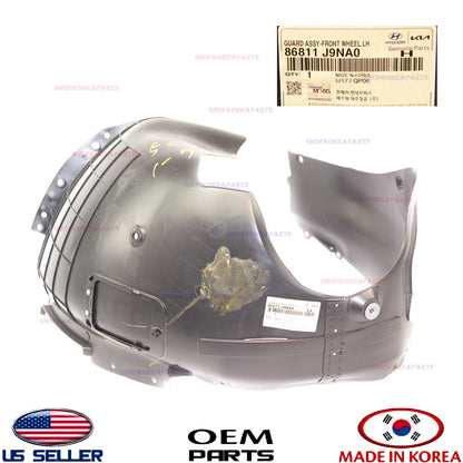 GENUINE Fender Liner Front LEFT Driver ⭐OEM⭐ Hyundai Kona N-Line 2022-2023