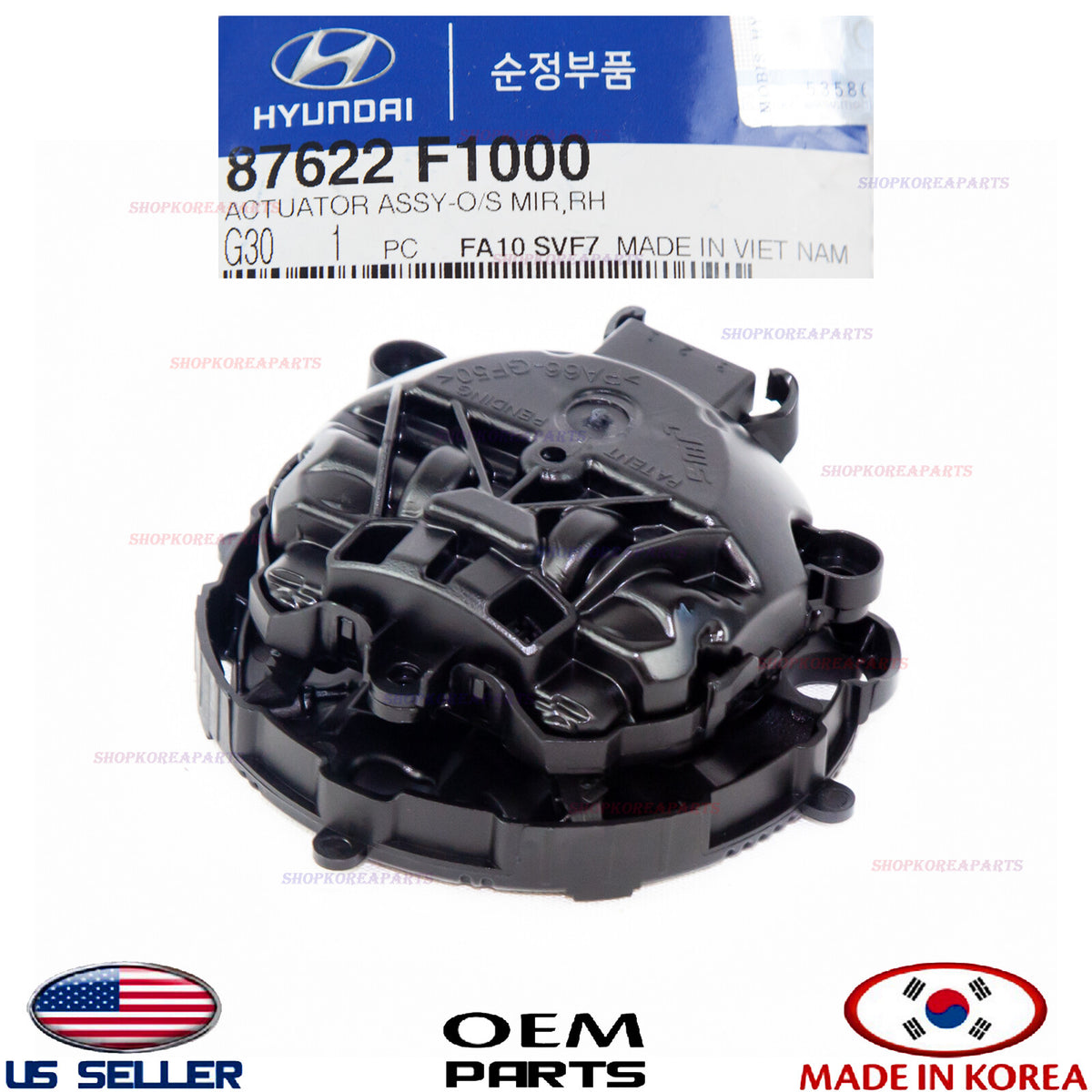 GENUINE OEM Outside Mirror Actuator Motor RIGHT Hyundai Kia *See compatibility