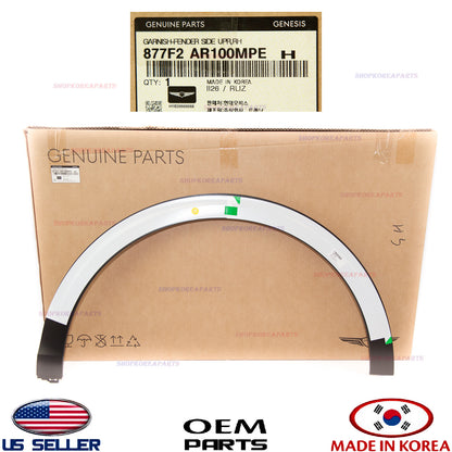 GENUINE Gray Mat Front Fender Wheel Molding RIGHT Passenger OEM GV70 Sport 22-26