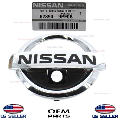 GENUINE Front Grille Emblem Logo ⭐OEM⭐ Nissan Pathfinder 2017-2020 62890-9PF0B