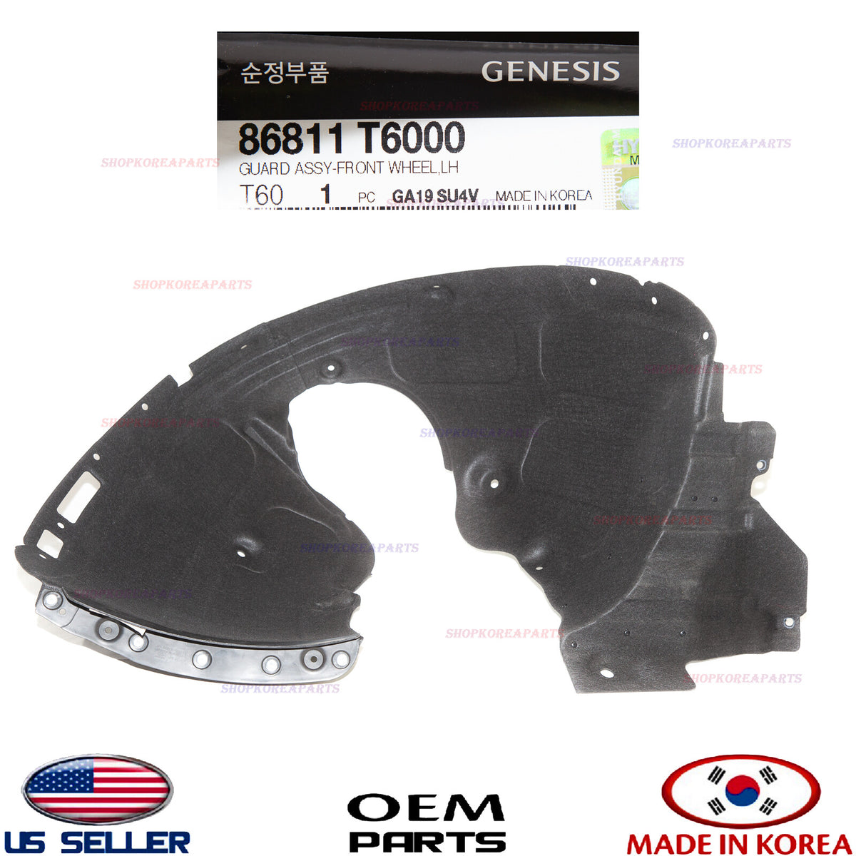 GENUINE Fender Liner Front LEFT Driver Side ⭐OEM⭐ Genesis GV80 2021-2024